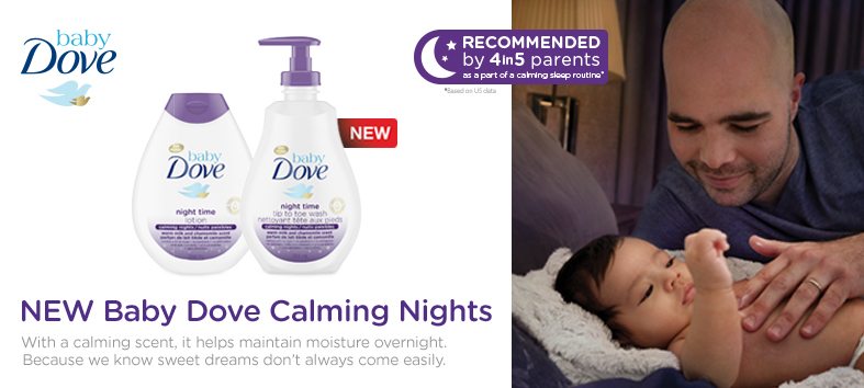 dove baby calming nights