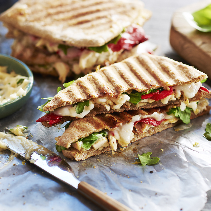 Basil Chicken and Piquillo Pepper Panini Superstore