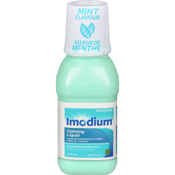 Imodium Calming Liquid, Mint 240 ml, $7.91/100ml