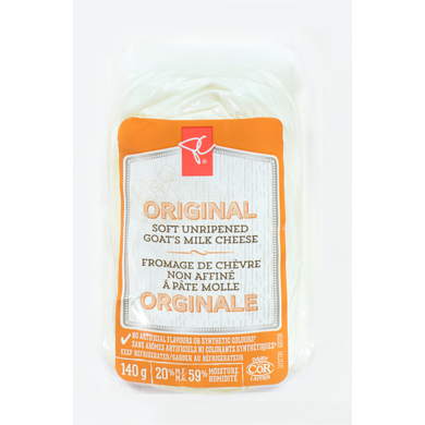 President's Choice Goat Cheese 140 g, $5.21/100g