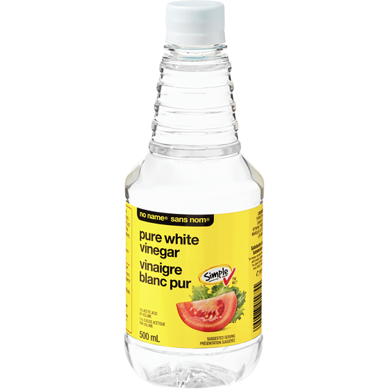 Sans Nom Vinaigre blanc pur 500 ml, 0,35 $/100ml