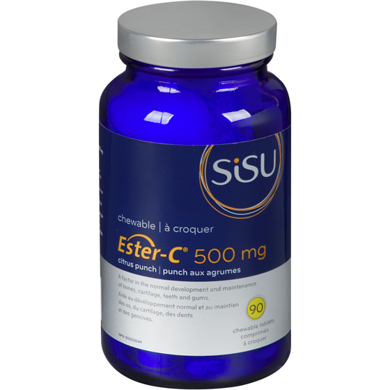 Sisu Vitamines à mâcher Ester-C, punch au citron 90 ea, 0,27 $/1ch