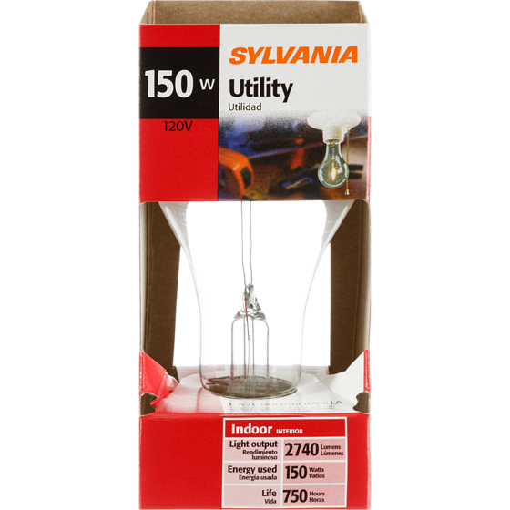 Sylvania 150W Light Bulb, Clear 1 ea, $3.00/1ea