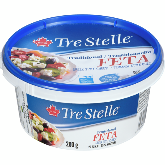 Tre Stelle Cheese, Feta 200 g, $4.25/100g