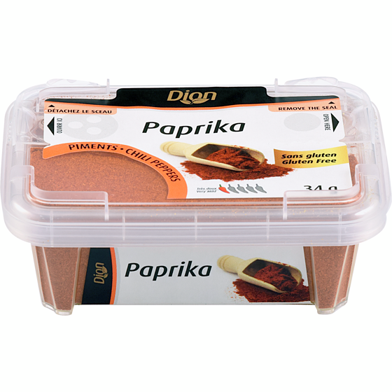 Dion Paprika 34 g, 10,26 $/100g