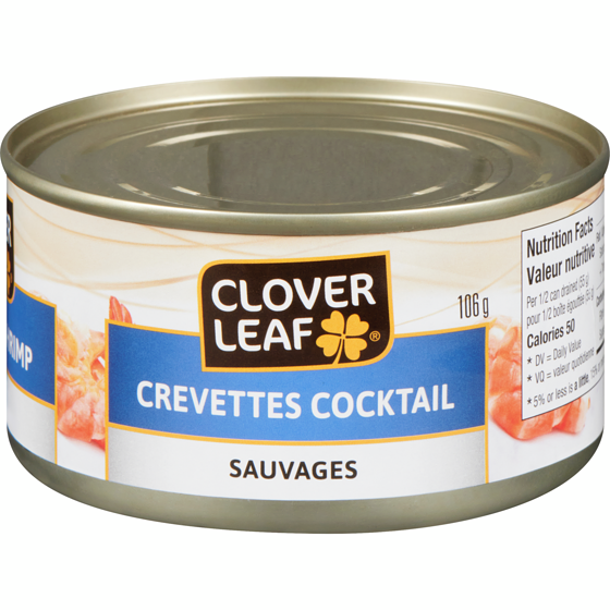 Clover Leaf Cocktail Shrimp 106 g, $4.71/100g