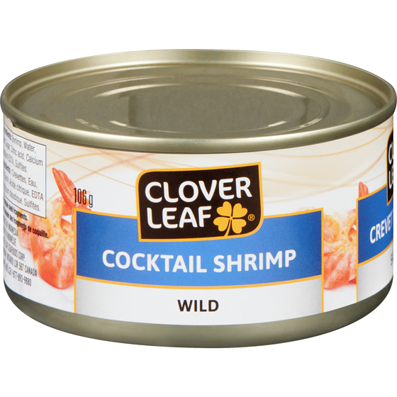 Clover Leaf Crevettes cocktail 106 g, 4,71 $/100g