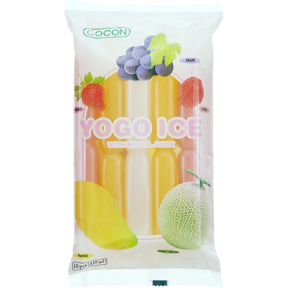 Cocon Yogo Ice saveurs variées 450 ml, 0,44 $/100ml