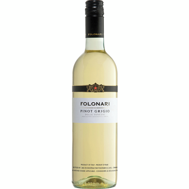 Folonari Pinot Grigio White Wine, Italy (ID required at pick-up) 750 ml, $2.51/100ml