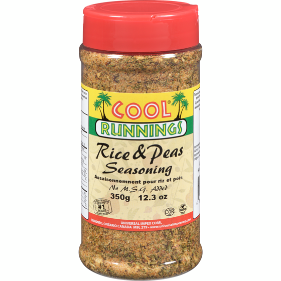 Cool Runnings Assaisonnements pour riz et pois 350 g, 1,23 $/100g