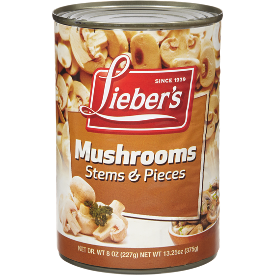 Liebers Mushroom Pieces & Stems 227 g, $2.86/100g