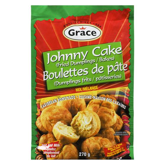 Grace Johnny Cake Mix 270 g, $0.66/100g