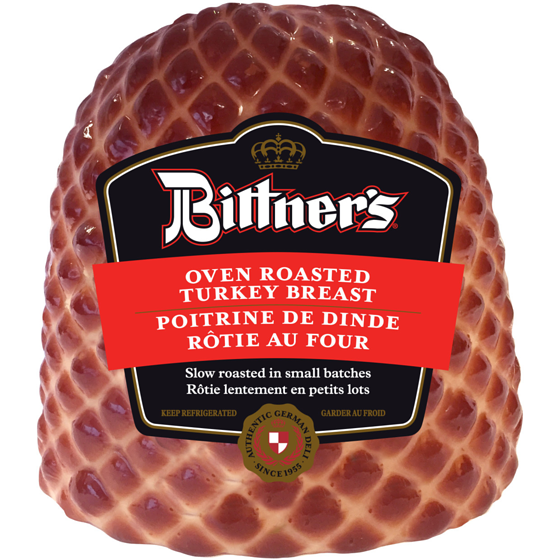 Bittners Oven Roasted Turkey Breast $50.90/1kg $23.09/1lb
