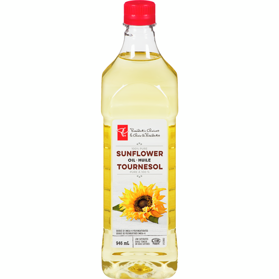 President's Choice 100% Pure Sunflower Oil 946 ml, $1.06/100ml