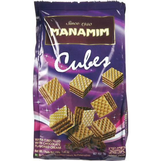 null Gaufrettes en cubes Manamim casher 200 g, 2,15 $/100g