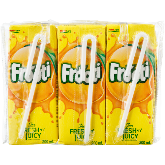 Frooti Mango Drink 6x200.0 ml, $0.36/100ml