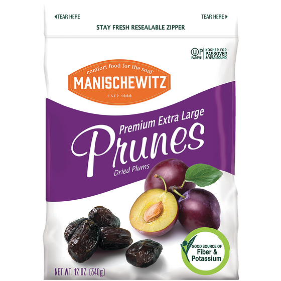 Manischewitz Dried Plums, Extra Large Prunes 340 g, $5.29/100g