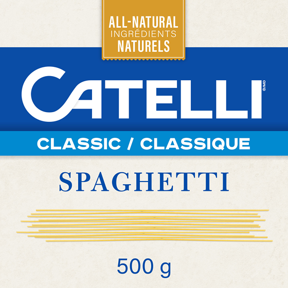 Catelli Pâtes Classiques, Spaghetti 500 g, 0,35 $/100g