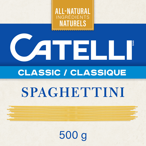 Catelli Pâtes Classiques, Spaghettini 500 g, 0,35 $/100g