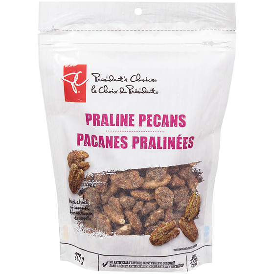 le Choix du Président Pacanes pralinées 275 g, 3,45 $/100g
