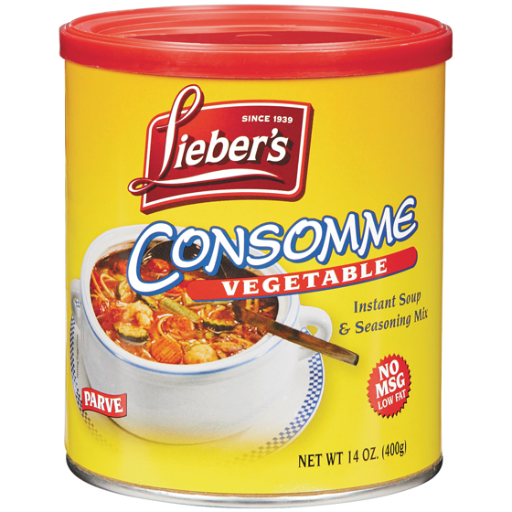 Lieber’s Potage aux légumes sans GMS 400 g, 2,50 $/100g