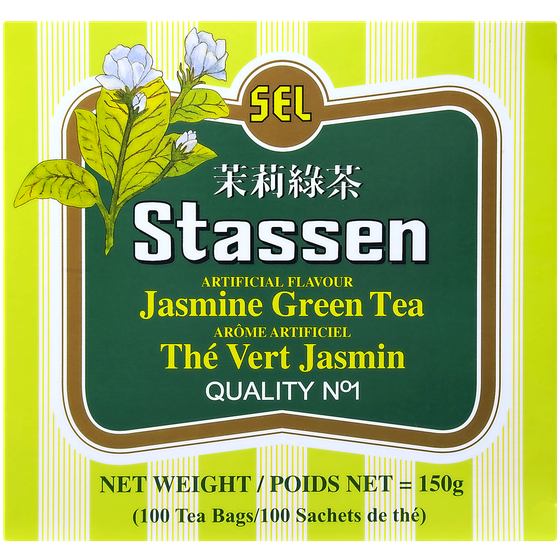 Stassen Thé vert au jasmin 150 g, 4,66 $/100g