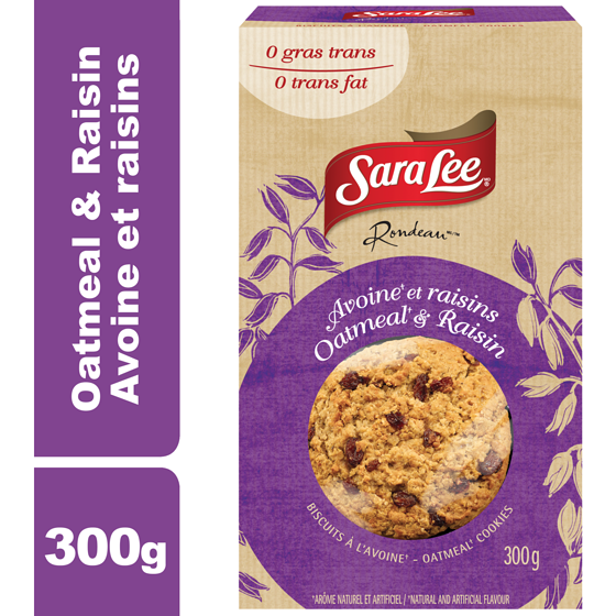 Sara Lee Biscuits aux raisins 300 g, 1,33 $/100g