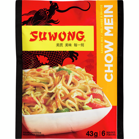 Suwong Mélange à sauce pour chow mein 43 g, 6,49 $/100g