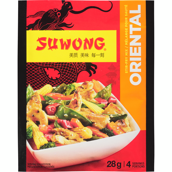 Suwong Stir-Fry Mix, Oriental 28 g, $9.96/100g
