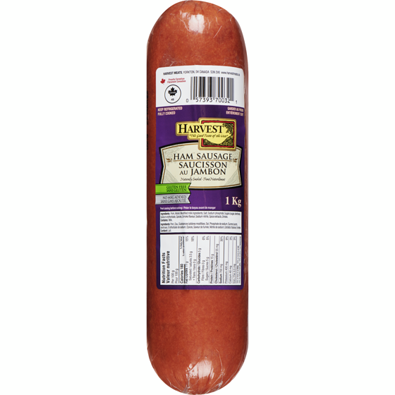 Harvest Ham Sausage 1 kg, $1.80/100g