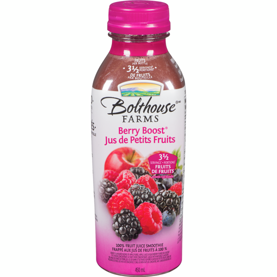 Bolthouse Berry Boost Juice 450 ml, $1.22/100ml