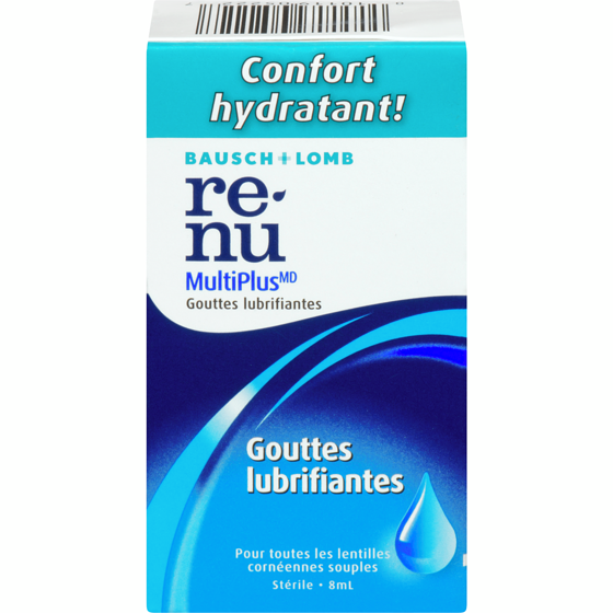 Bausch & Lomb Gouttes lubrifiantes Renu MultiPlus 8 ml, 74,88 $/100ml