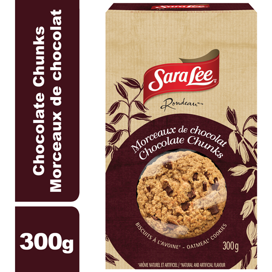 Sara Lee Chocolate Chunks Cookies 300 g, $1.33/100g