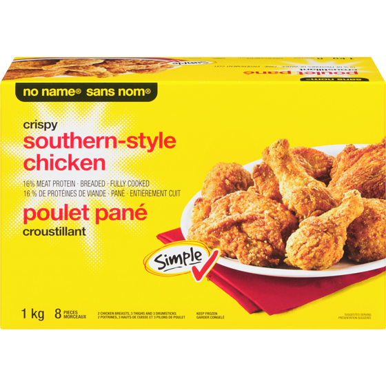 Sans Nom Poulet à l’américaine, croustillant 1 kg, 2,00 $/100g