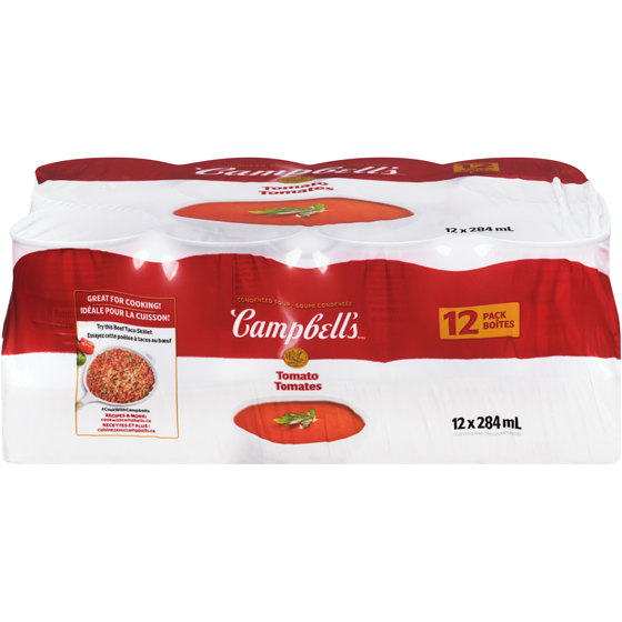 Campbell’s Soupe aux tomates 12x284.0 ml, 0,47 $/100ml