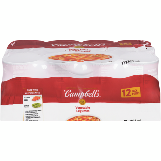 Campbell's Vegetable Soup, Club Pack 12x284.0 ml, $0.50/100ml