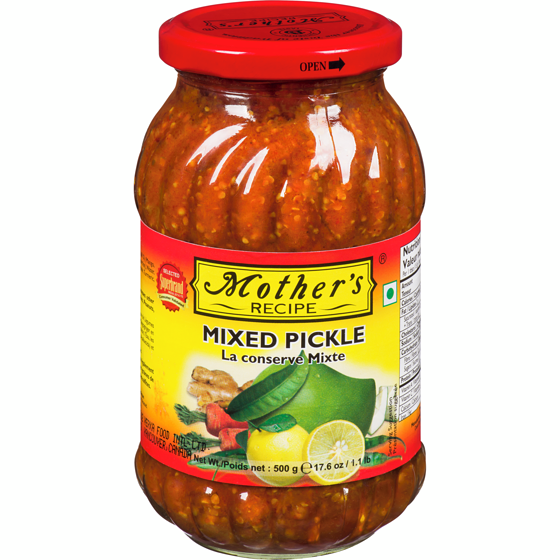 Mother Mixed Pickle 500 g, $0.86/100g
