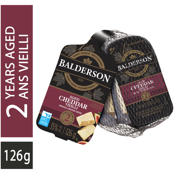 Balderson 2 Year Old Cheddar Cheese Portions 6-Pack 126 g, $6.34/100g