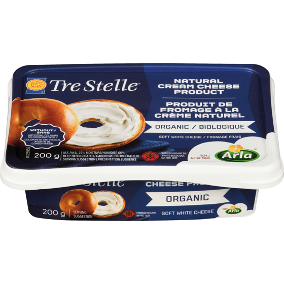 Tre Stelle Tre Stelle Organic Cream Cheese Spread 200 g, $2.50/100g