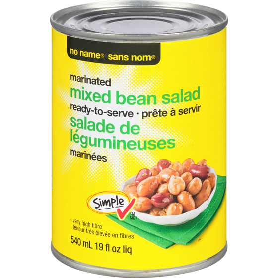 No Name Marinated Mixed Bean Salad 540 ml, $0.46/100ml