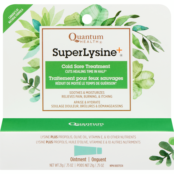 Quantum Super Lysine Plus + Cold Sore Treatment 21 g, $119.00/100g