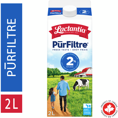 Lactantia Purfiltre Partially Skimmed Milk 2% 2 l, $0.31/100ml