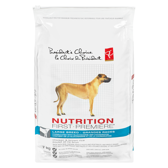 PC Nutrition First Large Breed Chicken & Brown Rice Premium Adult Dry