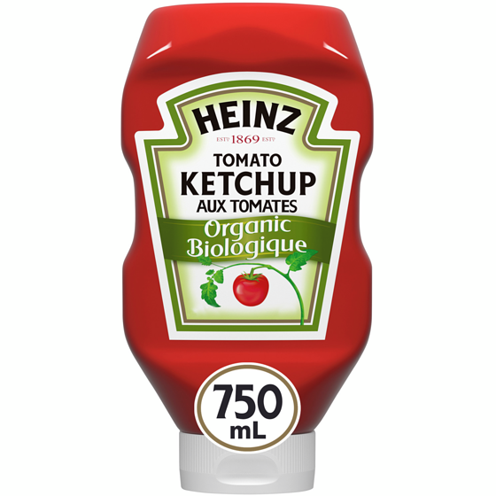 Heinz Tomato Ketchup Organic 750 ml, $1.07/100ml