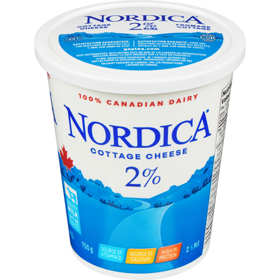 Gay Lea Nordica Cottage Cheese, 2% 750 g, $1.13/100g