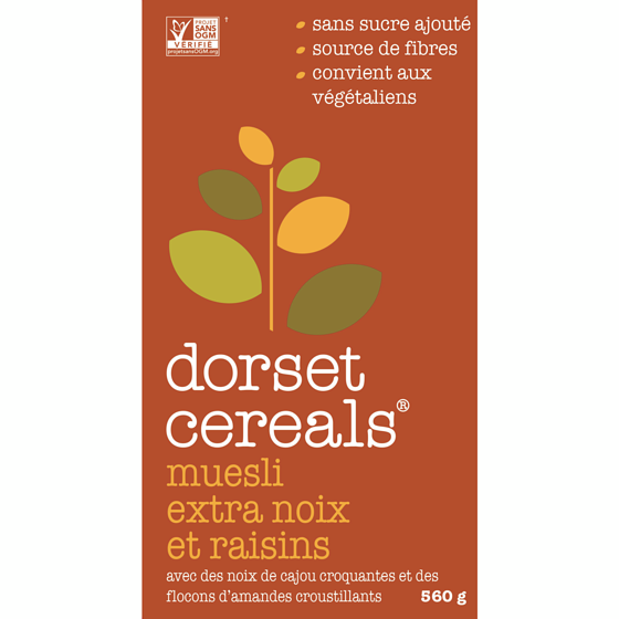 Dorset Müesli – Bourré de noix 560 g, 1,30 $/100g