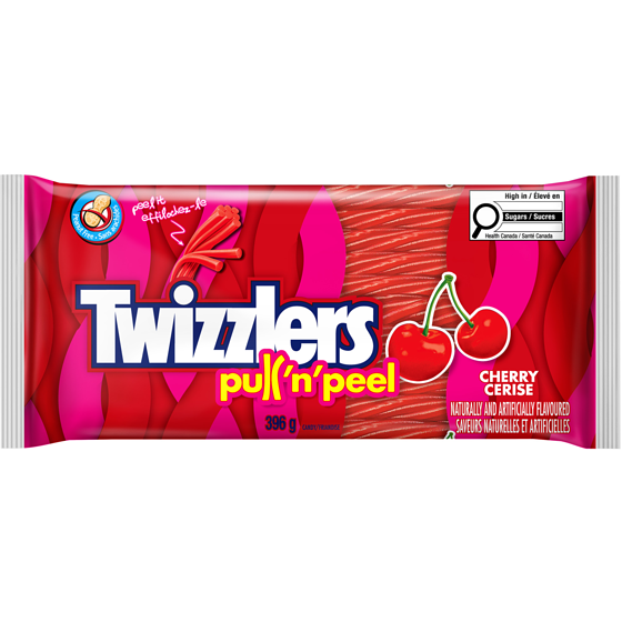 Twizzler Pull-N-Pull Cherry Candy 396 g, $1.08/100g