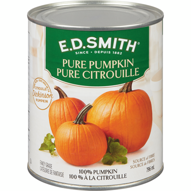 E.D. Smith Purée de citrouille 796 ml, 0,75 $/100ml