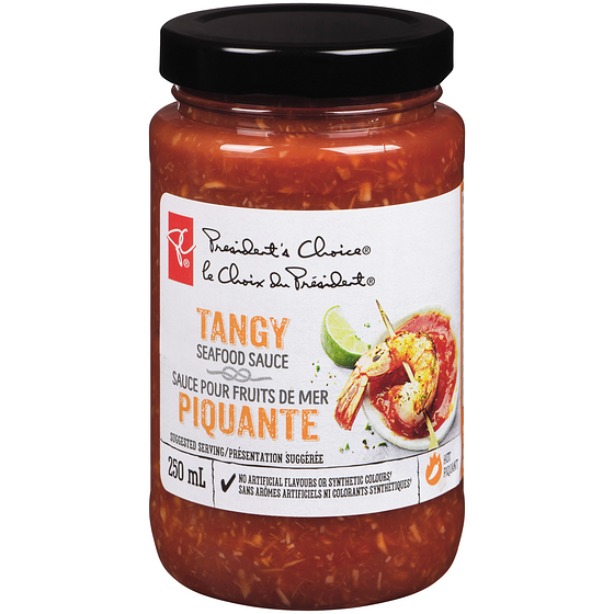 President's Choice Tangy Seafood Sauce 250 ml, $1.00/100ml