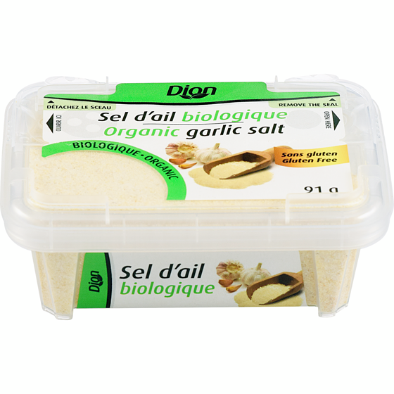 Dion Sel d’ail biologique 91 g, 6,03 $/100g